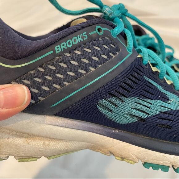 Brooks Ravenna 9 Blue & Teal Womans Running Shoes Sneakers Womens 8.5 Sporty - Picture 2 of 9